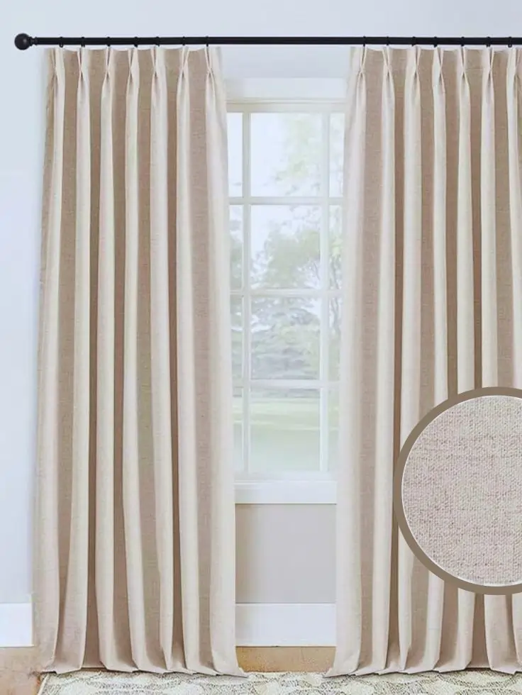 Pinch pleat curtains dubai