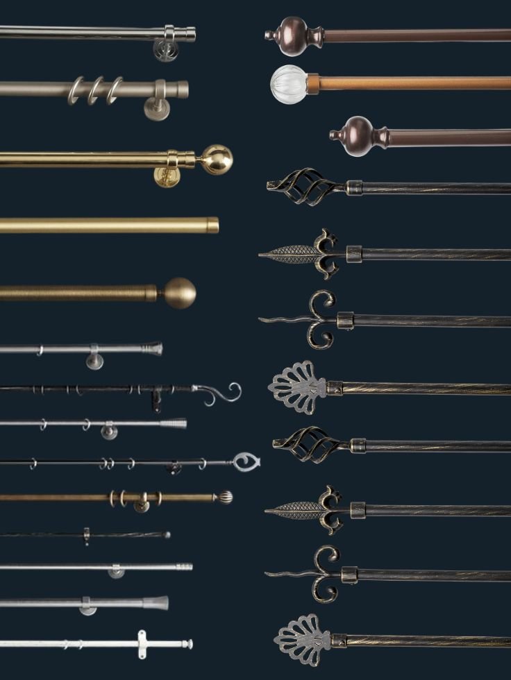 curtain rods in dubai